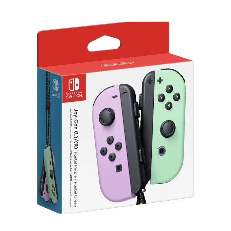 Nintendo Switch Joy-Con Pair - Pastel Purple & Pastel Green - وحدة تحكم